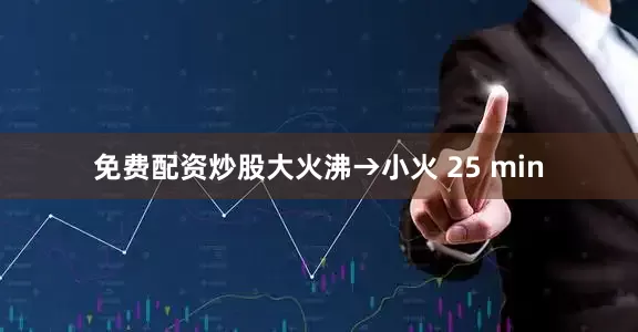 免费配资炒股大火沸→小火 25 min